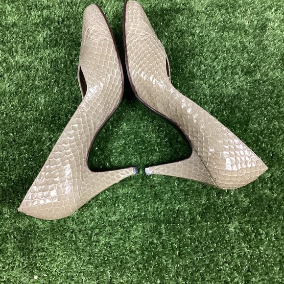 Stuart Weitzman Snake Skin Heels Vintage 8 - Picture 10 of 15